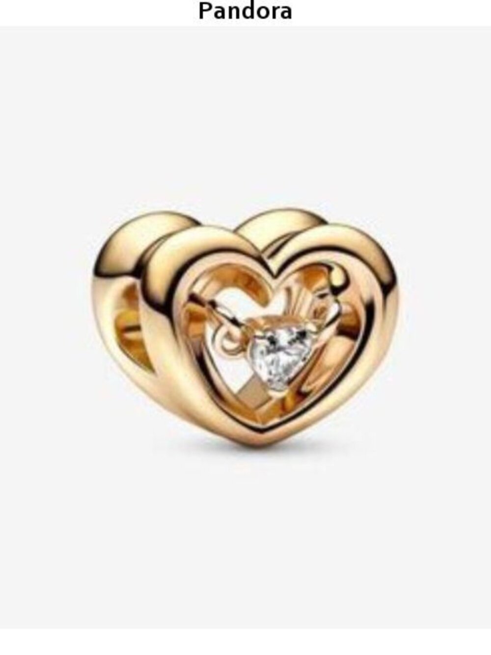 Pandora Shine Radiant Heart & Floating Stone Charm